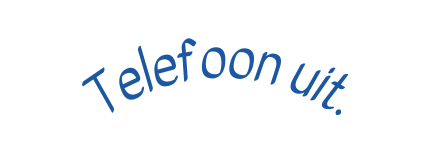 Telefoon uit