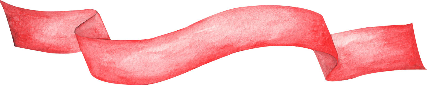 Watercolor Ribbon Cutout