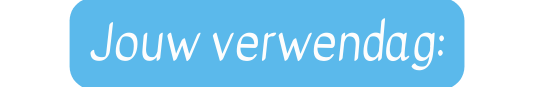 Jouw verwendag