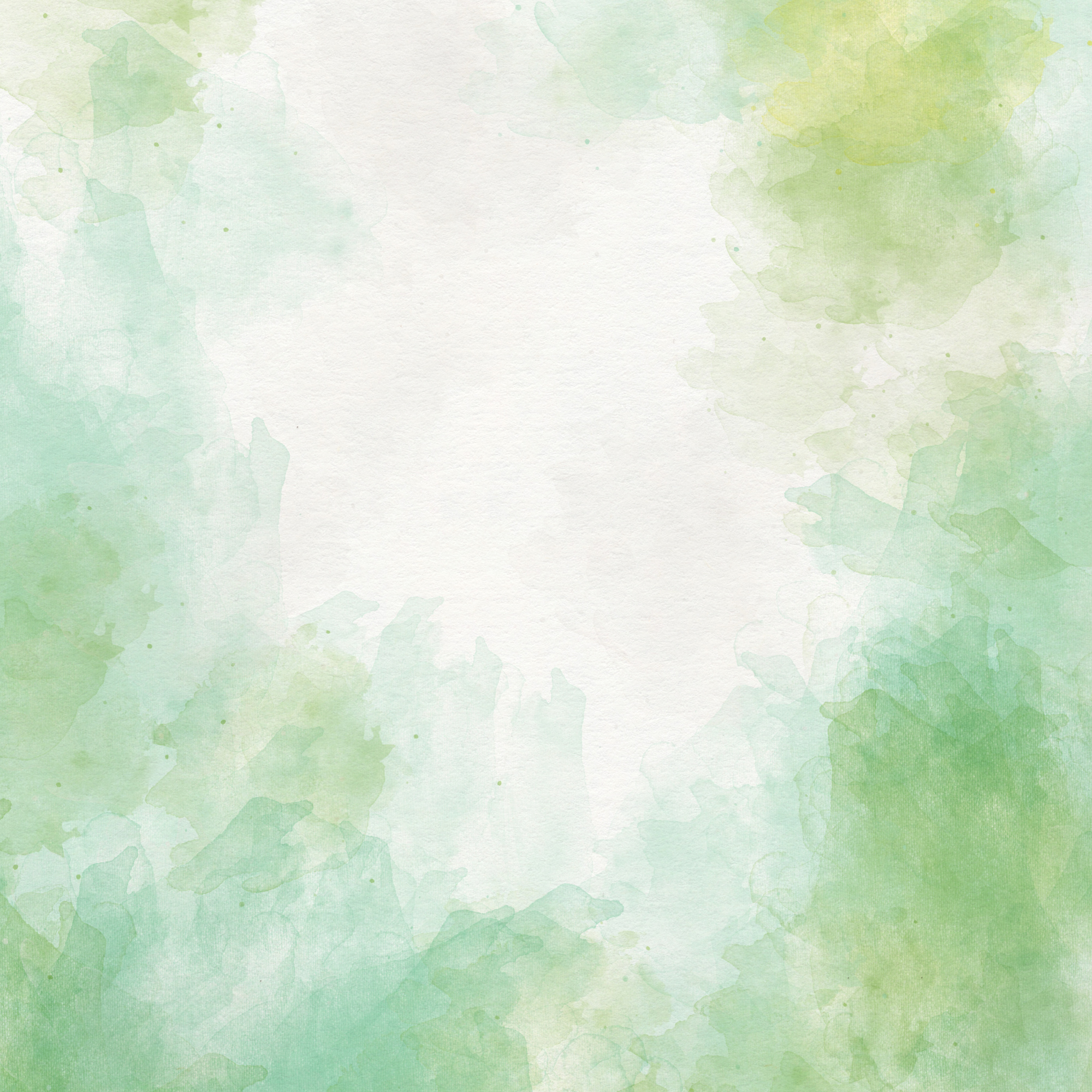 Soft Green Watercolor Background